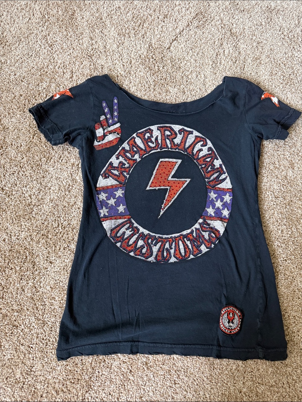 Affliction graphic Tee